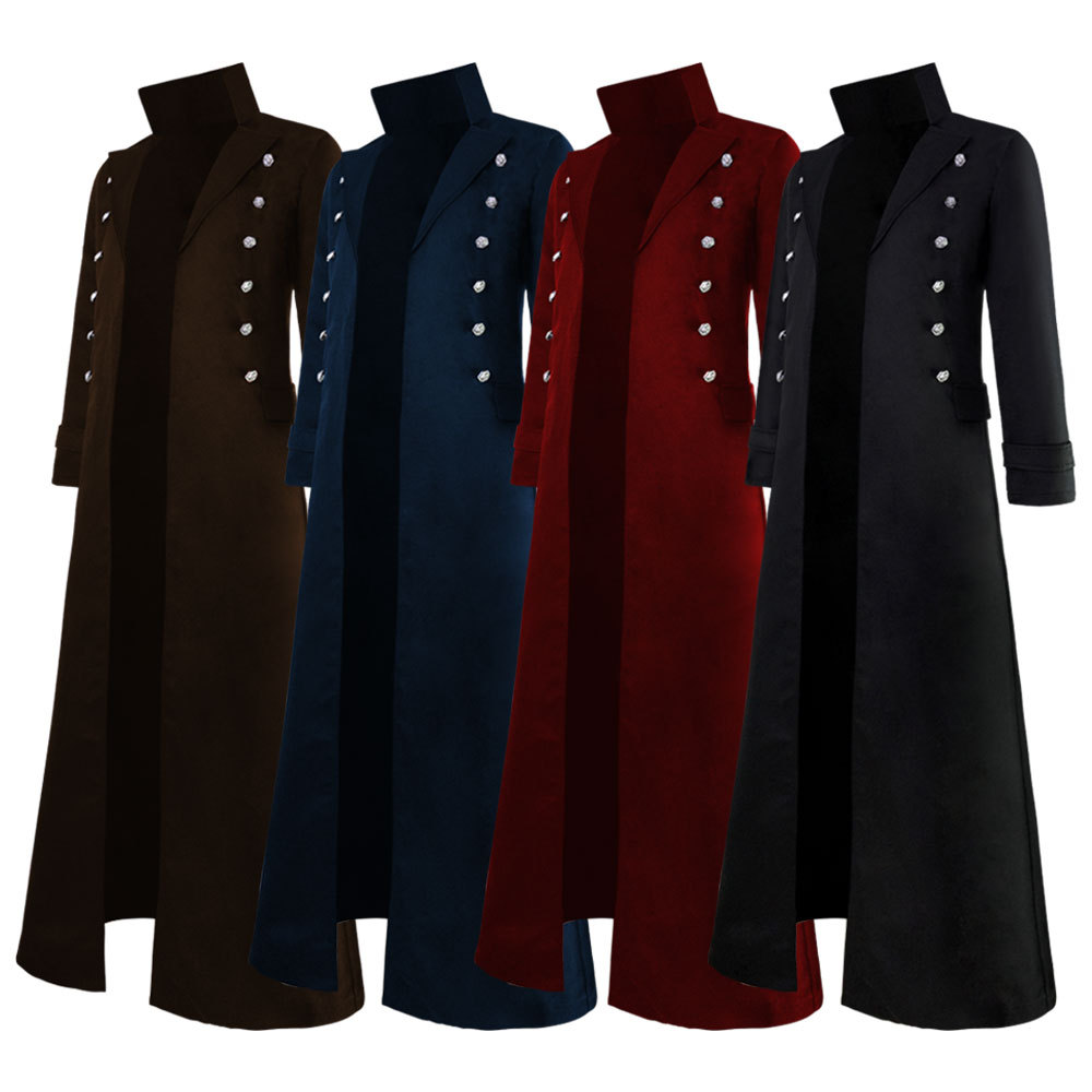 Women'S Accessories Louis Vuitton - Mens Steampunk 빈티지 Tailcoat 고딕 중세