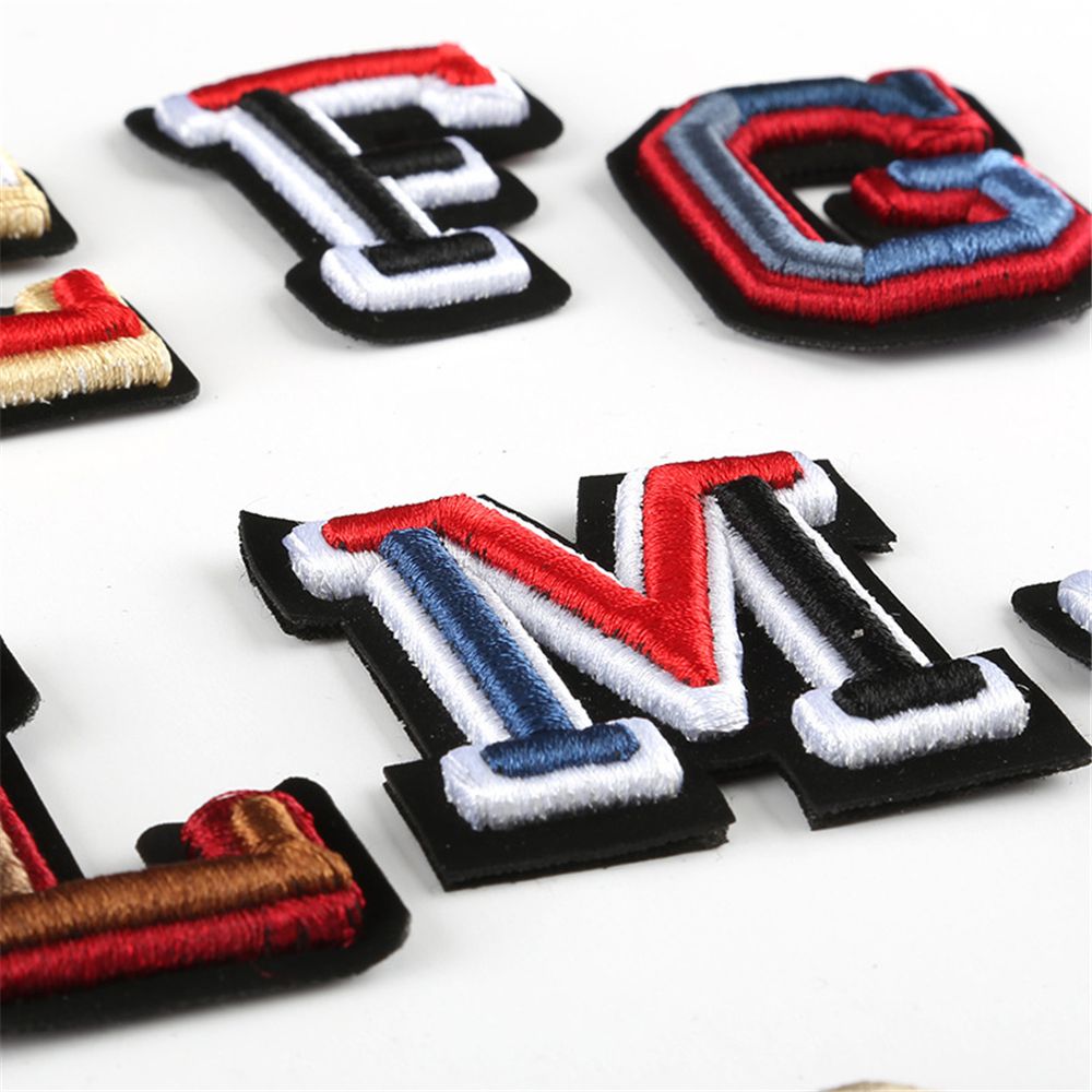 Women'S Jeans Accessories - 26Pcs A-Z 편지 패치 알파벳 수