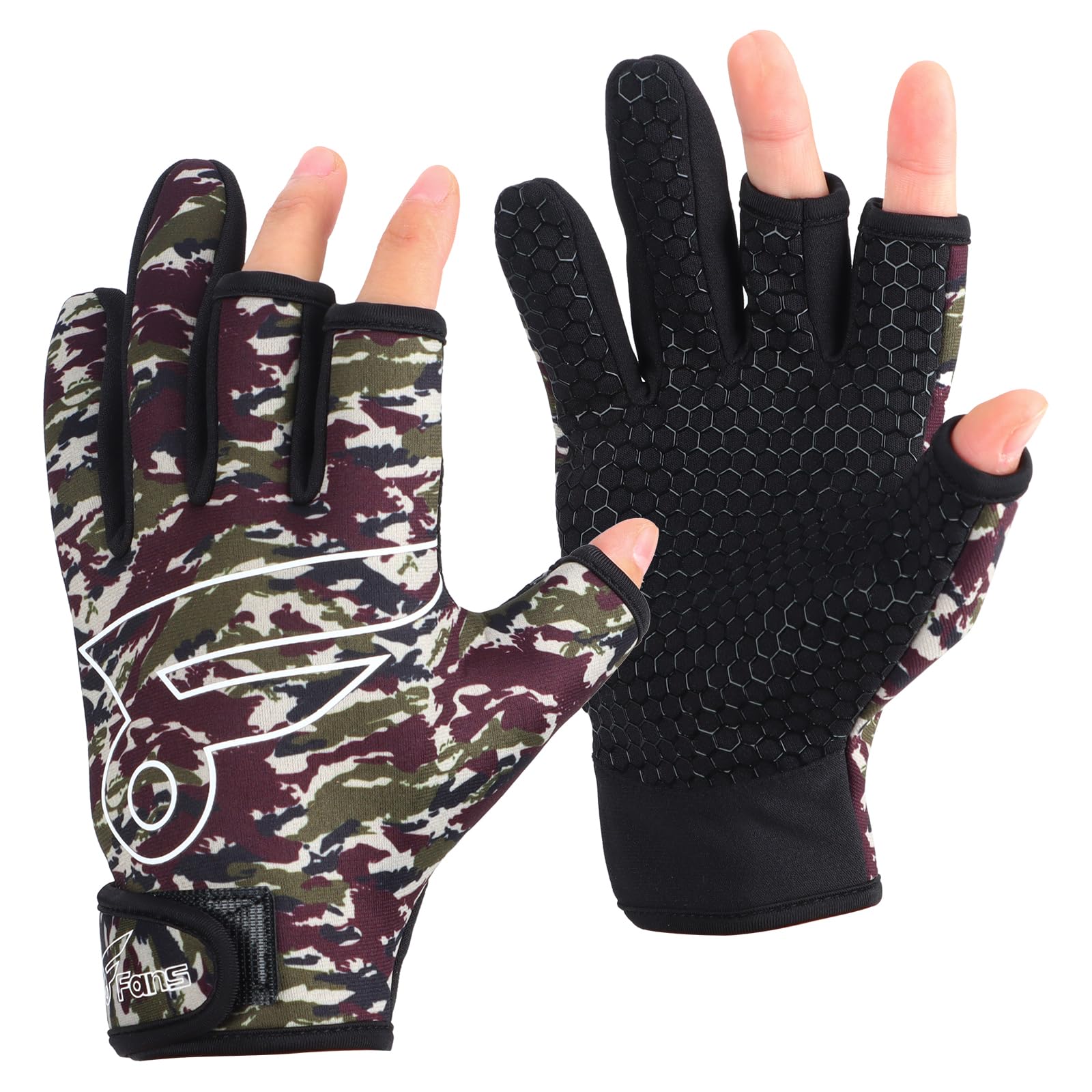 Women'S Kayak Accessories - 8팬 낚시 장갑 - 손가락 개방성
