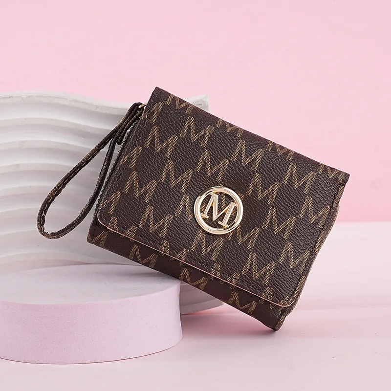 레터 패턴의 3단 지퍼 지갑, 스타일리시한 멀티 컬러  - Women Accessories Bag 리뷰 및 가격
