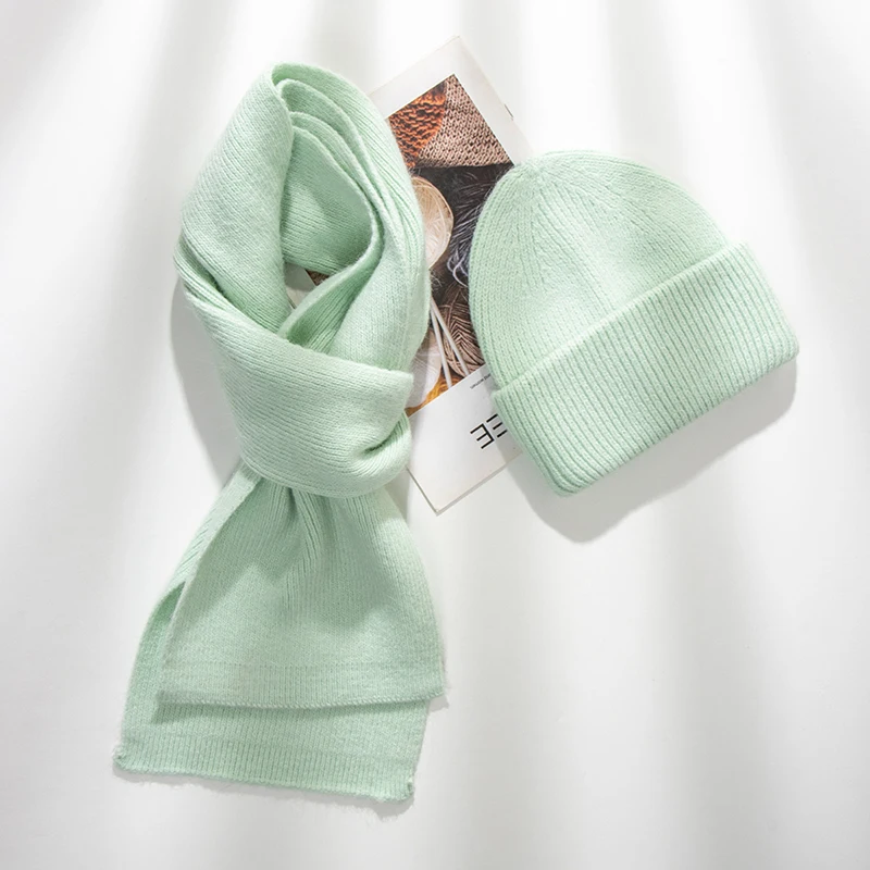 앙고라 모자 스카프 세트 겨울 여성 니트 비니 추운 날 - Women'S Accessories Go Outdoors 리뷰 및 가격