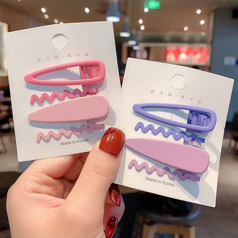 4 개/대 아이 디자이너 합금 헤어 클립 핀 여자 여자 - Women Accessories Store 리뷰 및 가격