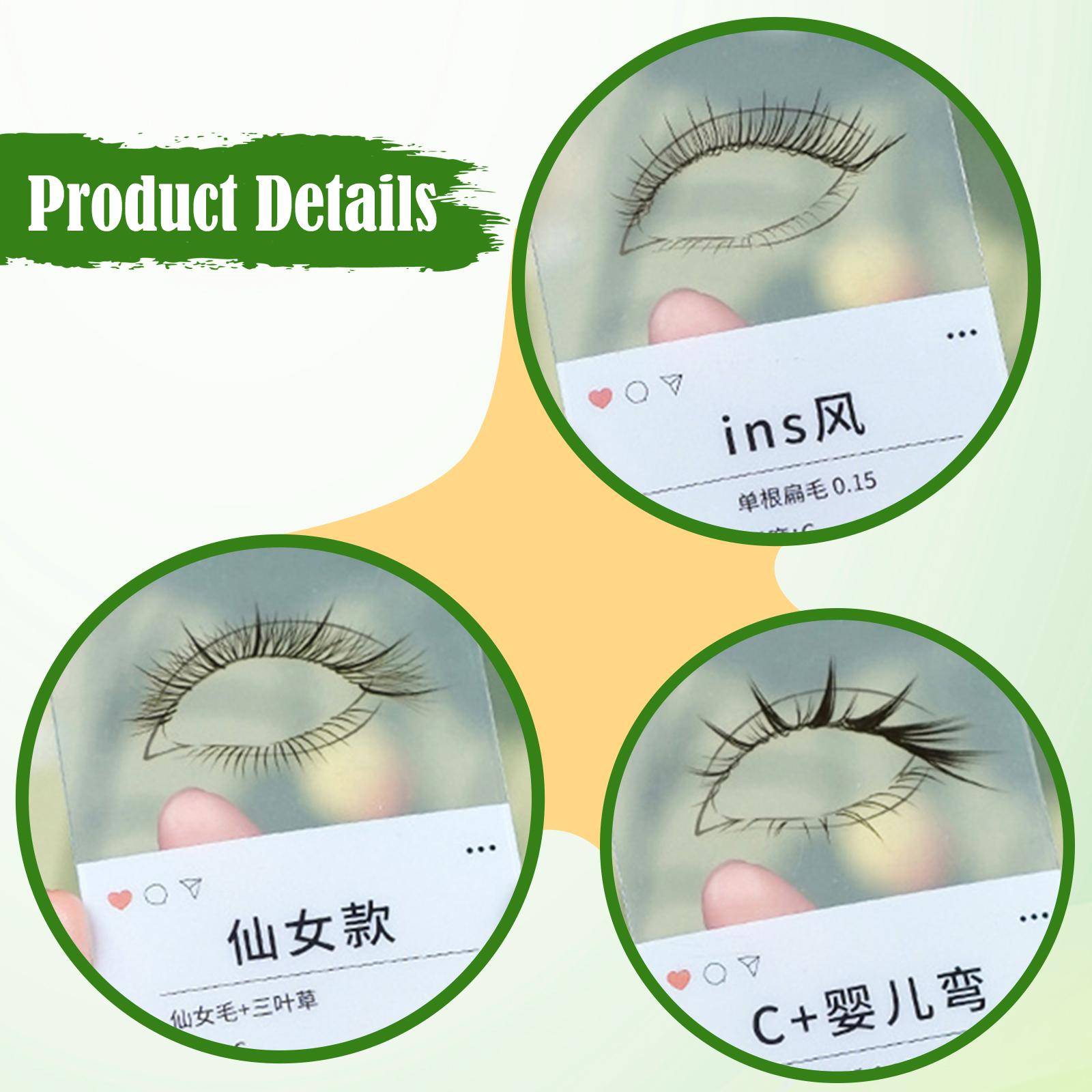 14개 속눈썹 효과 카드 여성용 속눈썹 연장 용품 매장 - Women Accessories Store 리뷰 및 가격