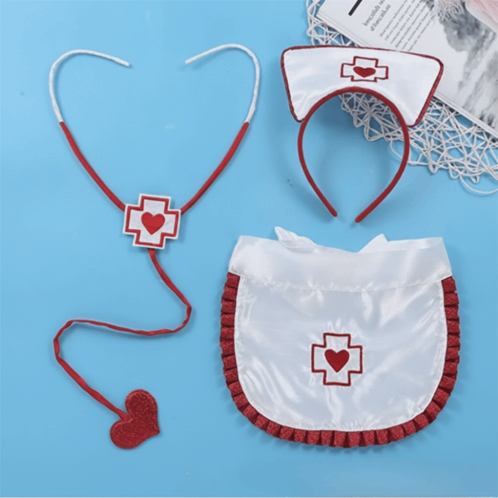 할로윈 간호사 의상 액세서리 러플 프린지 엣지 재사용  - Women Accessories Store 리뷰 및 가격