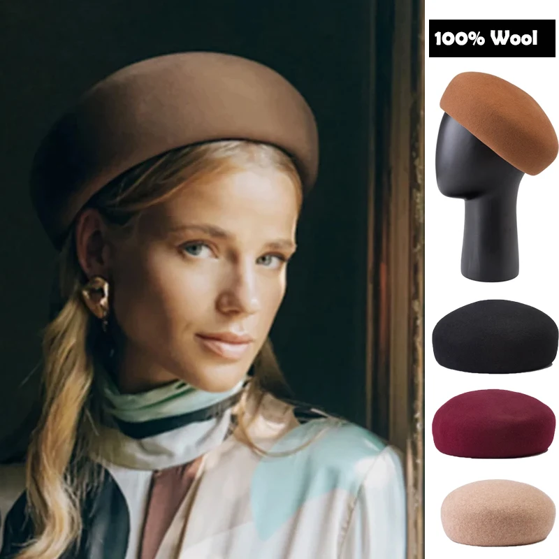 여성용 럭셔리 100% 울 우아한 베레모 겨울 따뜻한  - Women'S Accessories Go Outdoors 리뷰 및 가격