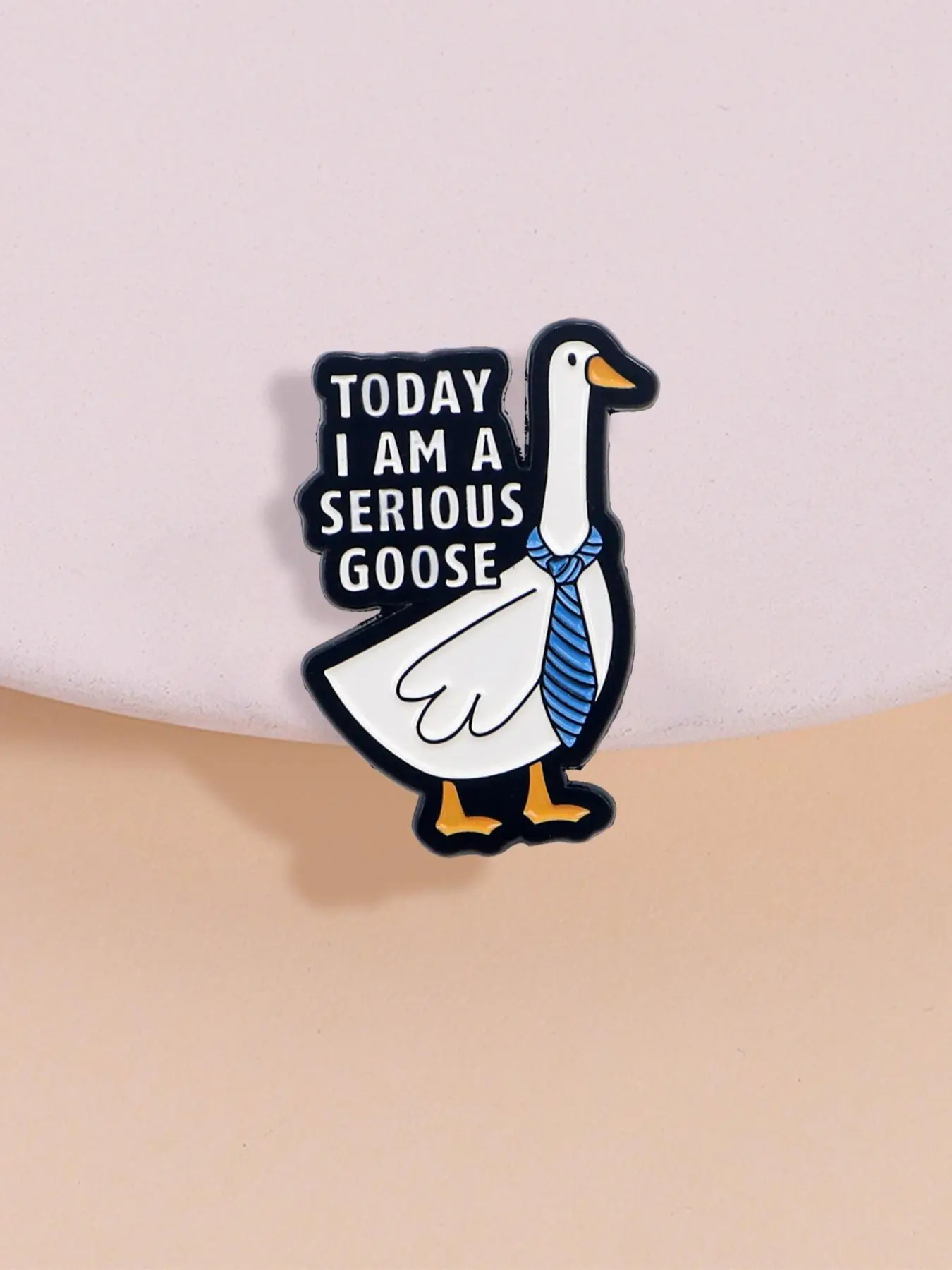 만화 거위 디자인 브로치, 귀여운 에나멜 핀, 배낭,  - Women'S Jeans Accessories 리뷰 및 가격