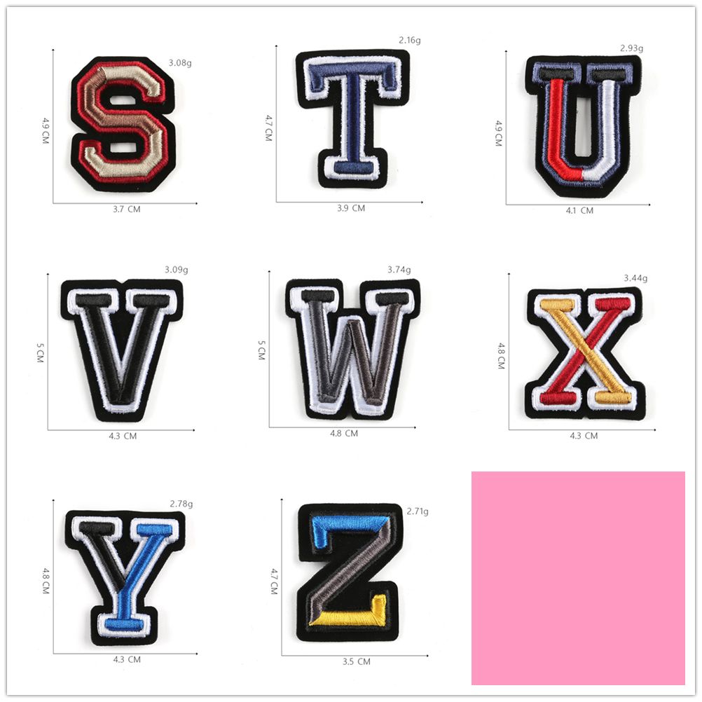 26Pcs A-Z 편지 패치 알파벳 수 놓은 패치 모자 - Women'S Jeans Accessories 리뷰 및 가격