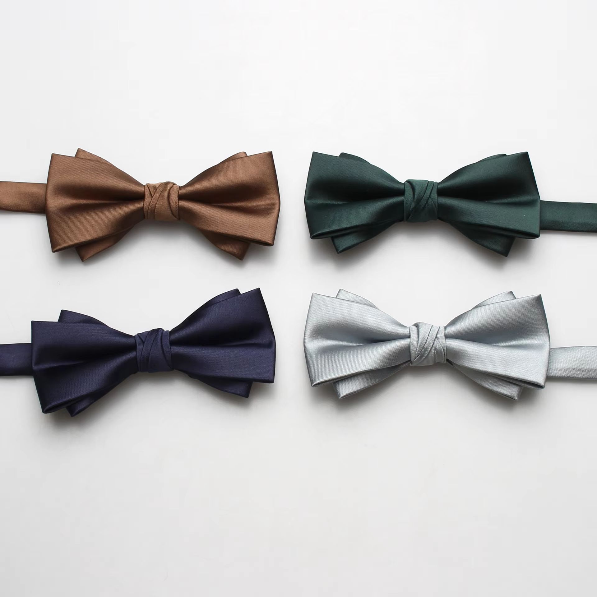우아한 단색 나비 넥타이 남성용 선물 폴리에스터 소재  - Women Accessories Business 리뷰 및 가격
