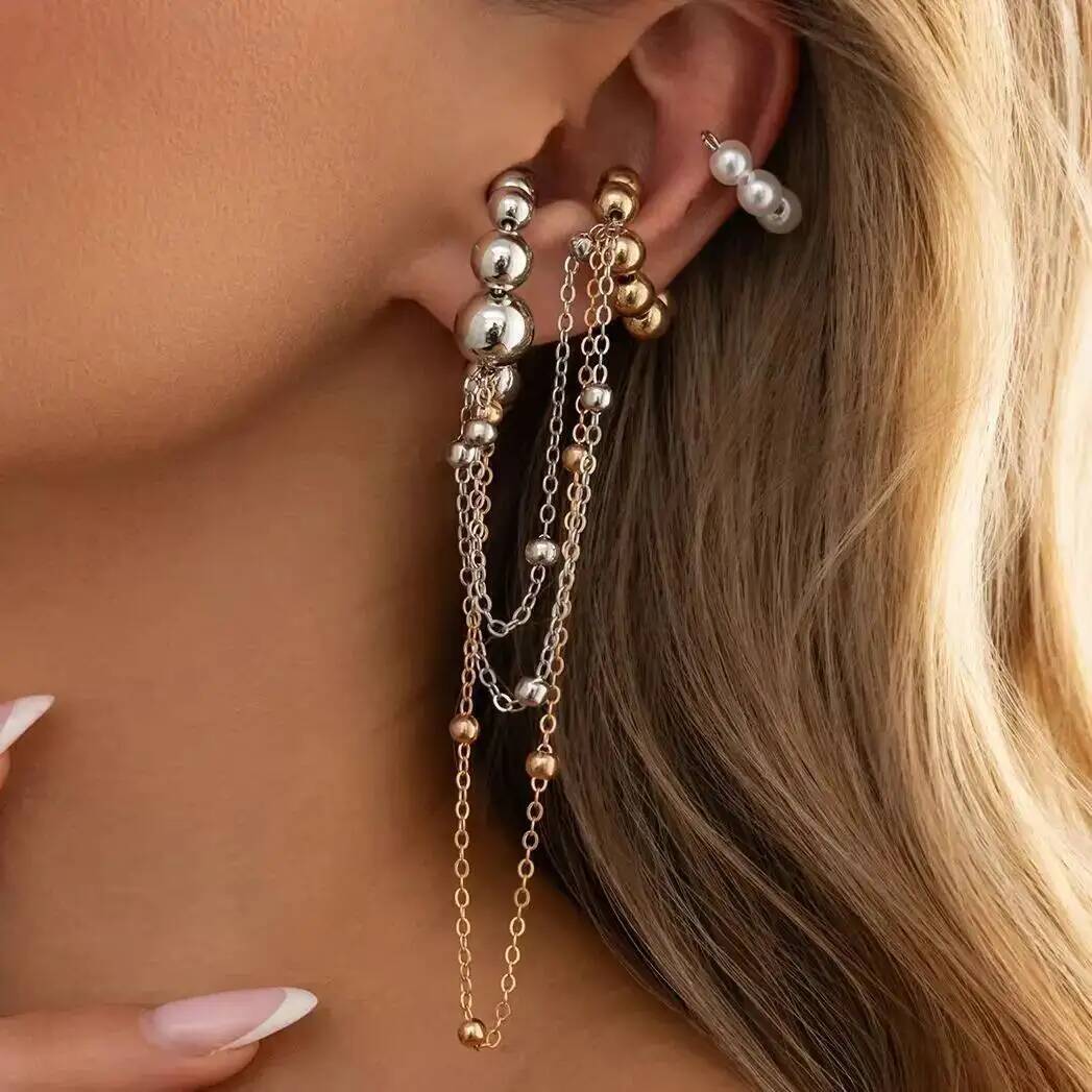 잉게마크 보헤미아 인조 진주 메탈 체인 롱 태슬 C형  - Tassel Earrings Boho 리뷰 및 가격