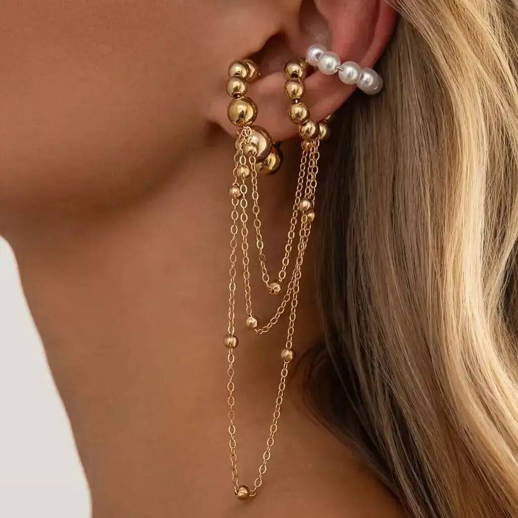 잉게마크 보헤미아 인조 진주 메탈 체인 롱 태슬 C형  - Tassel Earrings Boho 리뷰 및 가격