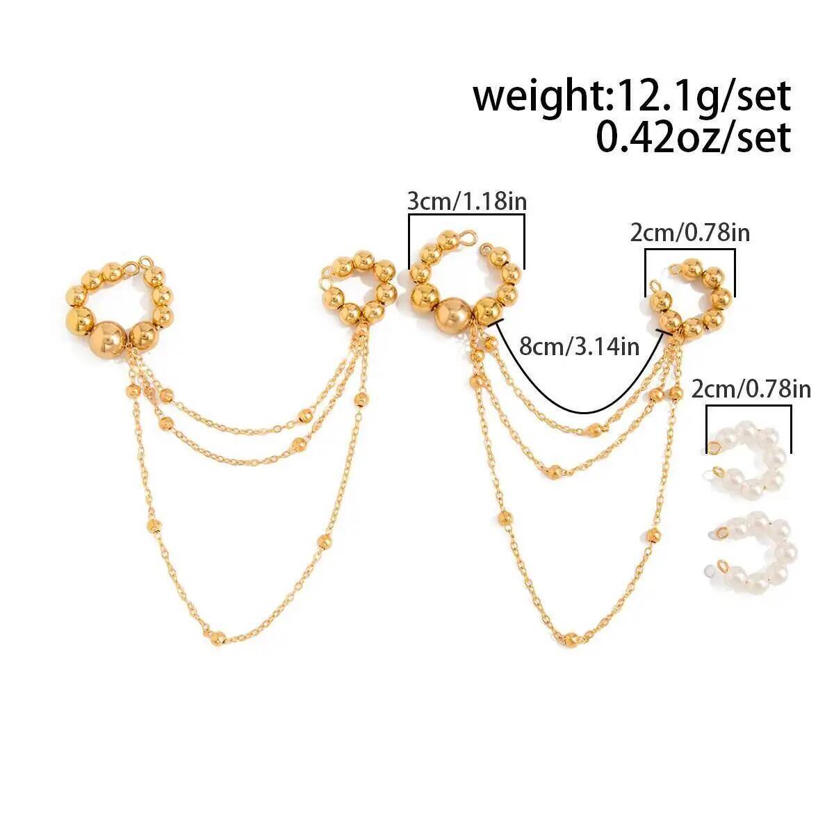 잉게마크 보헤미아 인조 진주 메탈 체인 롱 태슬 C형  - Tassel Earrings Boho 리뷰 및 가격