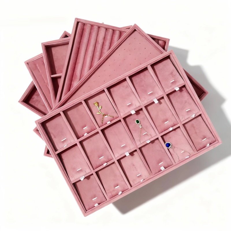 벨벳 보석 정리함 서랍용 트레이, 보석 보관 트레이,  - Women Accessories Drawer 리뷰 및 가격