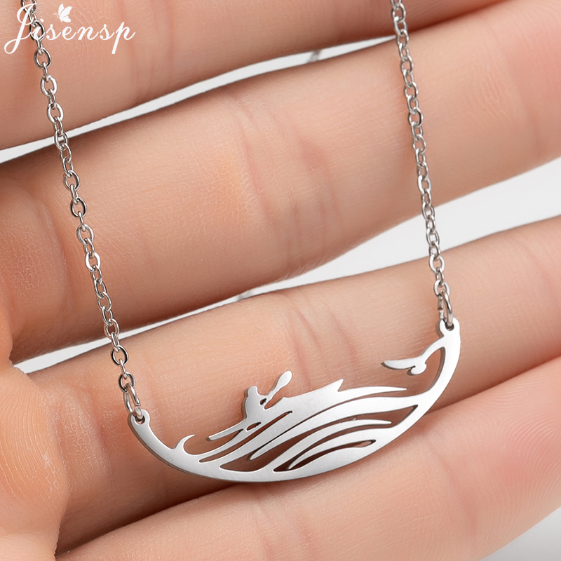 스포츠 스테인레스 스틸 서핑 카약 펜던트 목걸이 여성  - Women'S Kayak Accessories 리뷰 및 가격