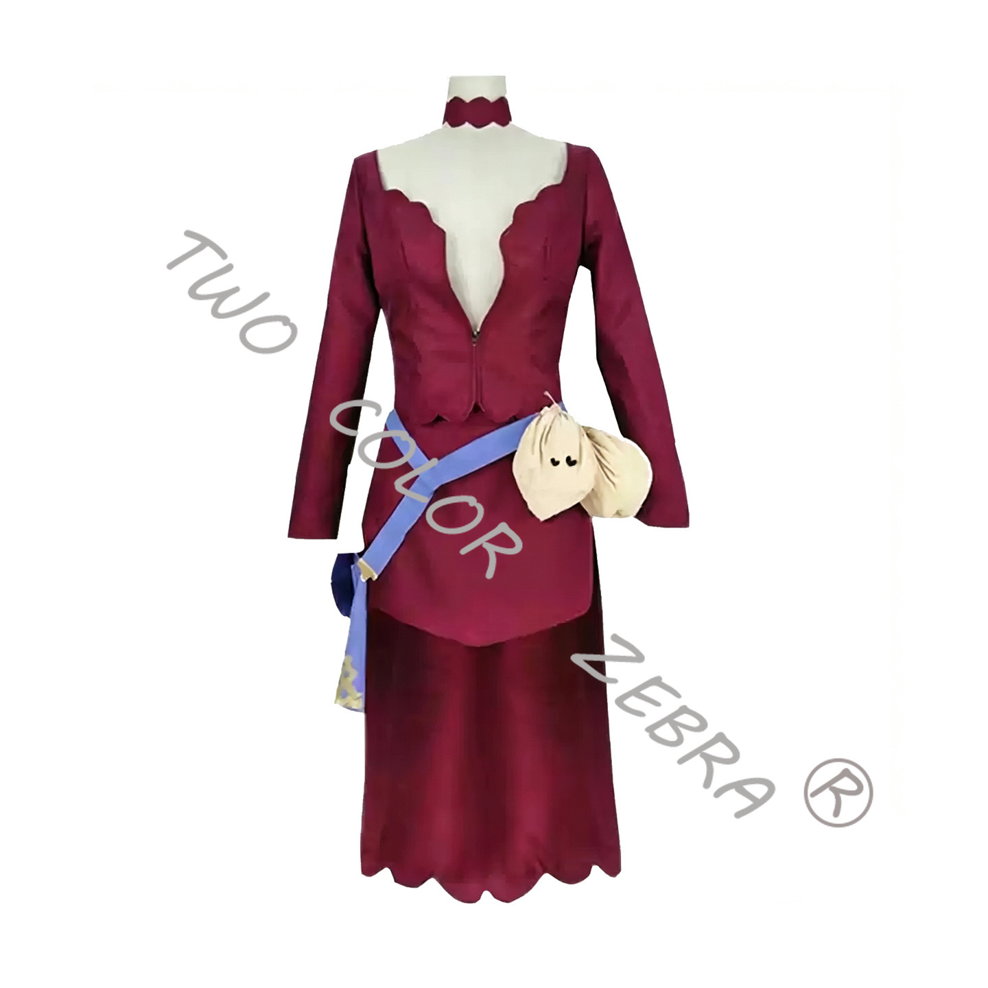 바네사 에노테카 코스프레 의상 버건디 블랙 숄, 허리띠 - Women Accessories Bag 리뷰 및 가격