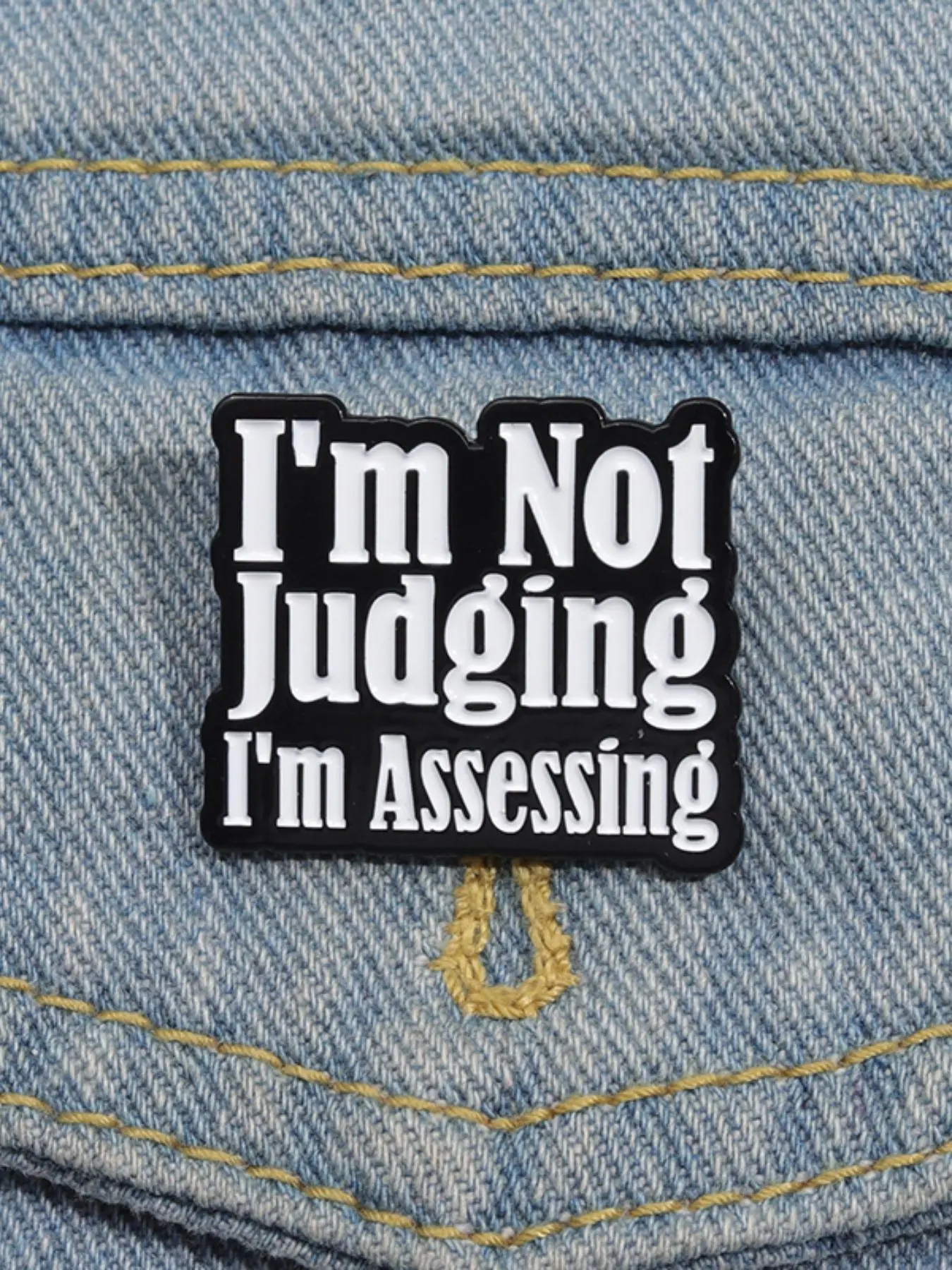 개성 넘치는 레터 패턴 브로치, 남녀 공용 패션 브로치 - Women'S Jeans Accessories 리뷰 및 가격