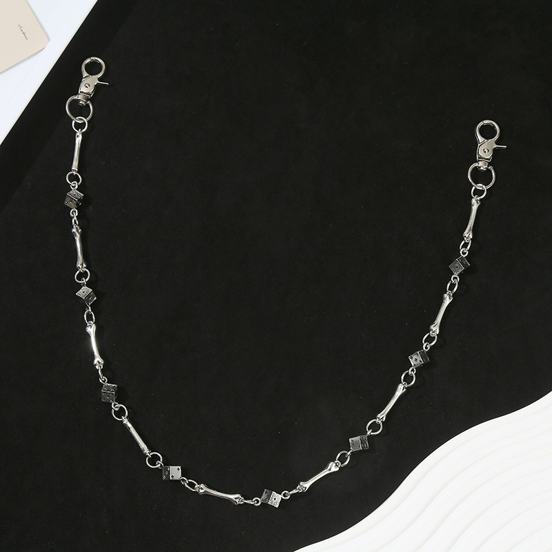 펑크 록 힙합 유니섹스 도그 본 다이스 팬츠 체인, 남 - Women'S Jeans Accessories 리뷰 및 가격